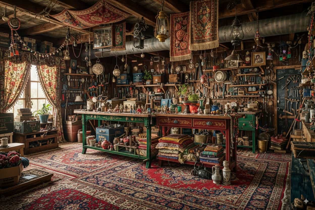 Interior japonés zen generado con IA