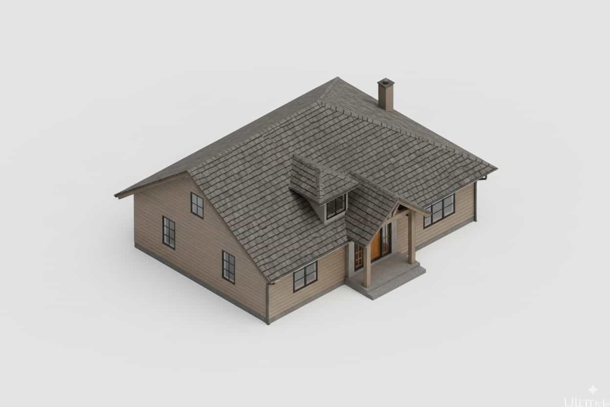 Baño elegante generado con IA