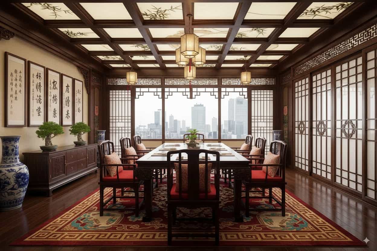 Comedor estilo escandinavo generado con IA