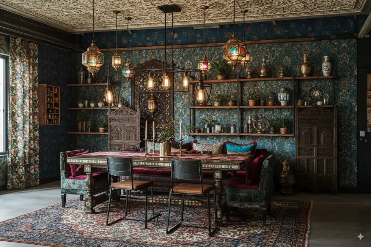 Living industrial generado con IA