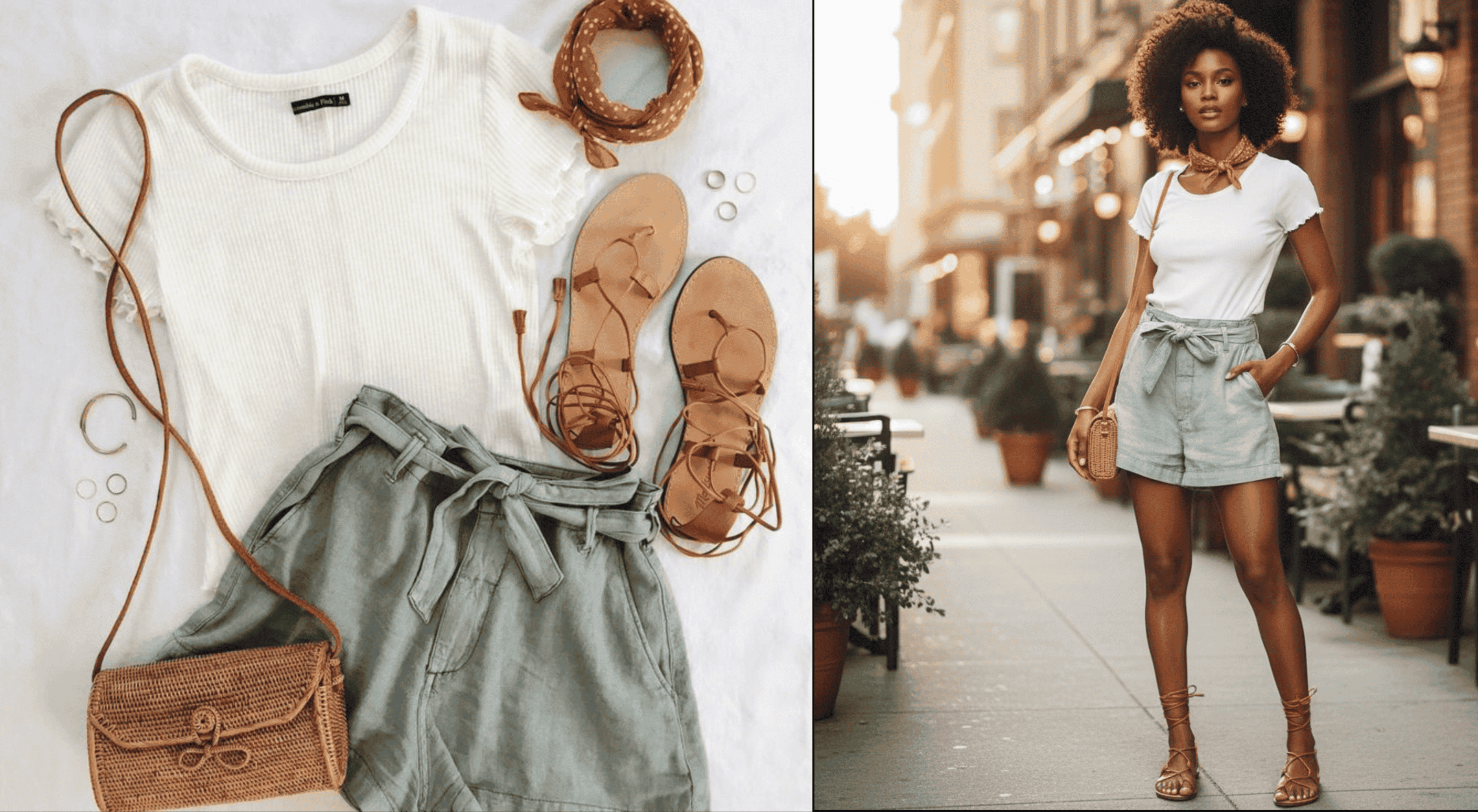 AI outfit try‑on example